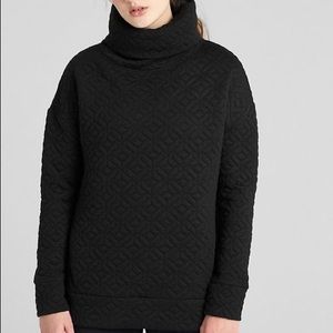 Gap fit Jacquard Knit Funnel Neck Pullover XS